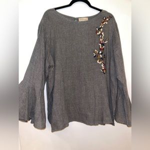 Philosophy Embroidered Top